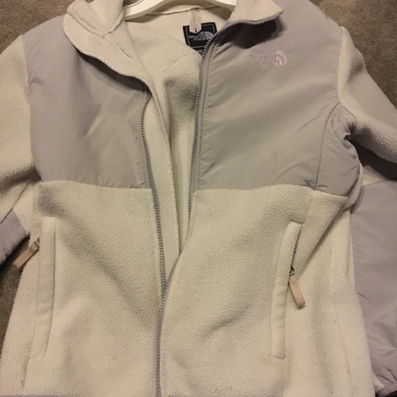 Cream Northface coat - Picture 1 of 3